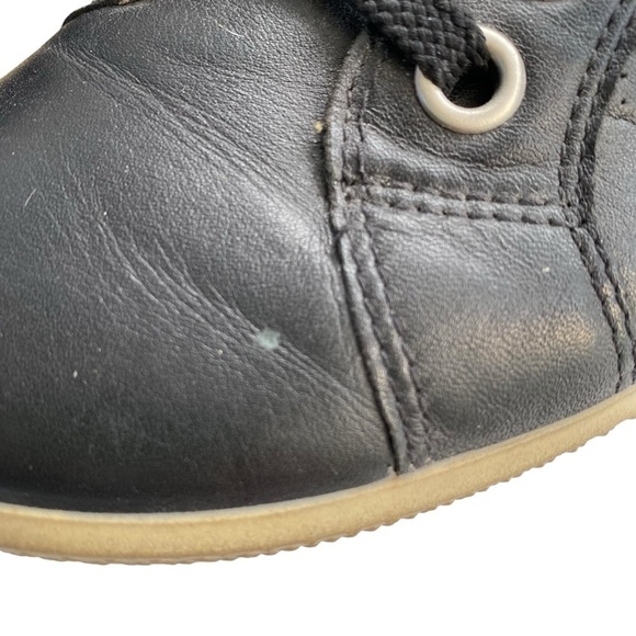 Ecco Golf Street Retro Danish Womans Soft Leather Black Golf Shoes EU 38 SZ 7.5 - Picture 8 of 16
